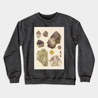 Amethyst Crystals Crewneck Sweatshirt